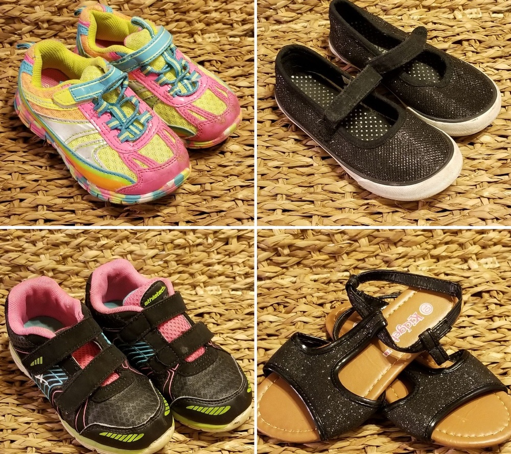 🔵Girls size 10 bundle joeboxer,sandalsathleticx2